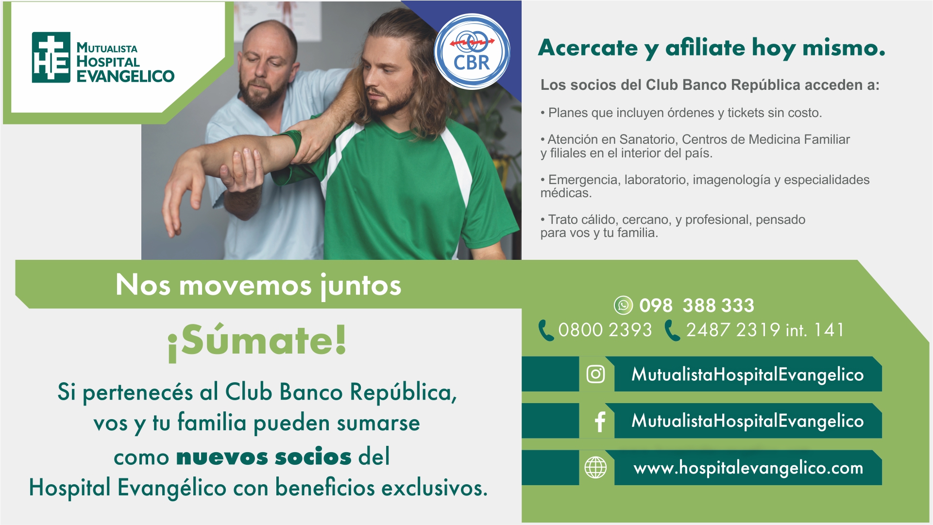 Convenio con Mutualista Hospital Evangélico